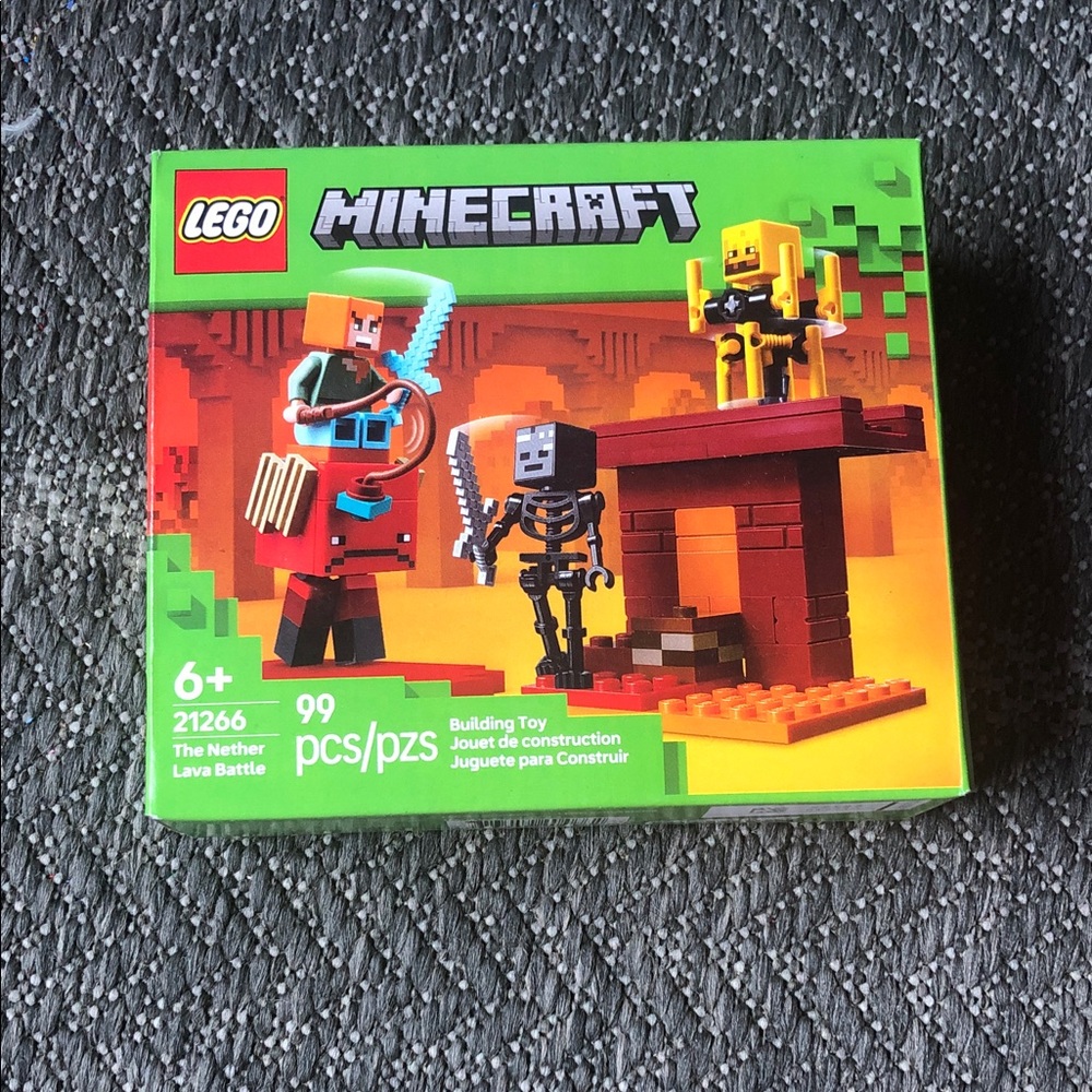Lego Minecraft Nether Lava Battle Set
